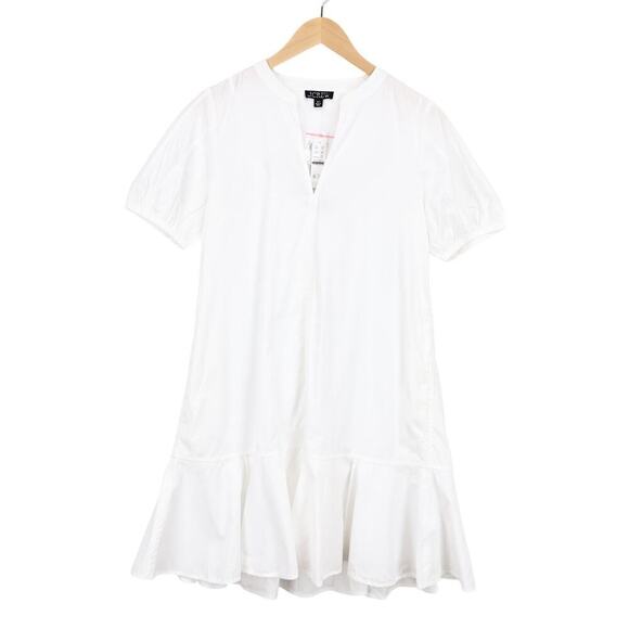 J.Crew Delilah Dress Cotton Poplin White Size XS Tall NWT - Picture 2 of 11